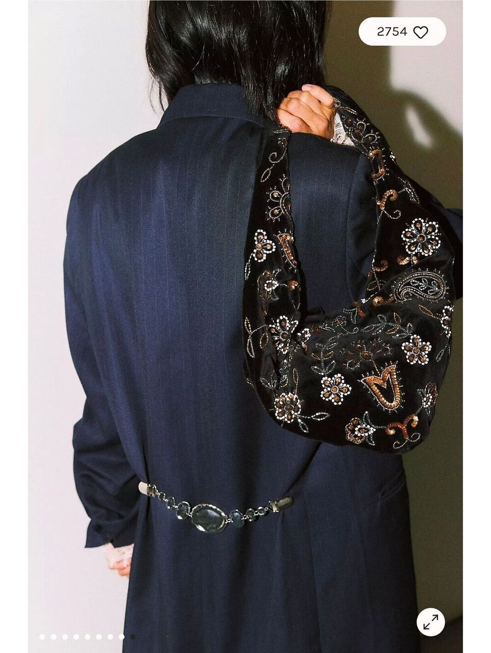 NWT|$98|Free People Nashville Nights Beaded Bag